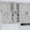 Seinälasi kaappi PORTO Betoni Harmaa 60 x 31 x 100 cm