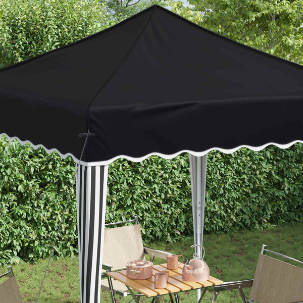 Pop-up Juhlateltta 195 x 195 x 245 cm Antrasiitti Oxford-kangas
