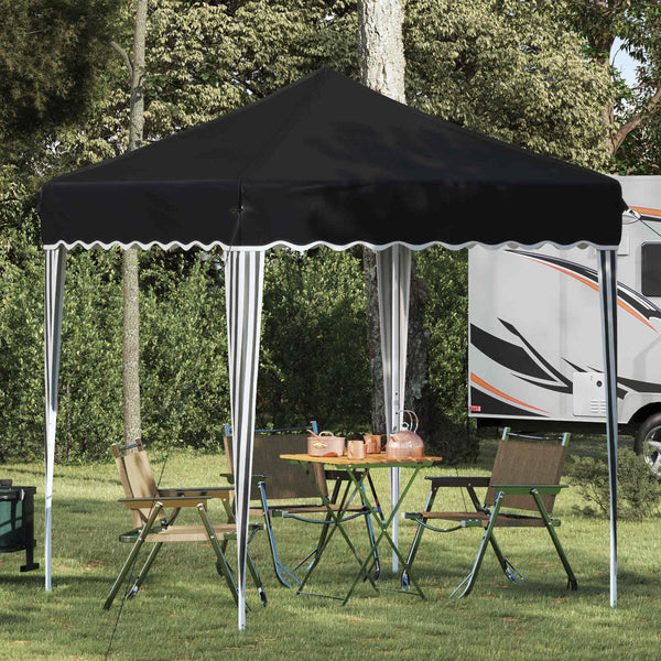 Pop-up Juhlateltta 195 x 195 x 245 cm Antrasiitti Oxford-kangas