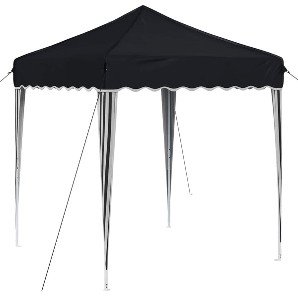 Pop-up Juhlateltta 195 x 195 x 245 cm Antrasiitti Oxford-kangas