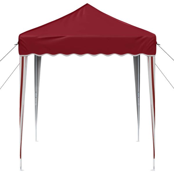 Pop-up Juhlateltta 195 x 195 x 245 cm Burgundi Oxford-kangas