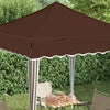 Pop-up Juhlateltta 195 x 195 x 245 cm Ruskea Oxford-kangas