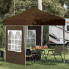 Pop-up Juhlateltta 195 x 195 x 245 cm Taupe Oxford-kangas