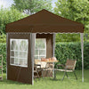 Pop-up Juhlateltta 195 x 195 x 245 cm Taupe Oxford-kangas