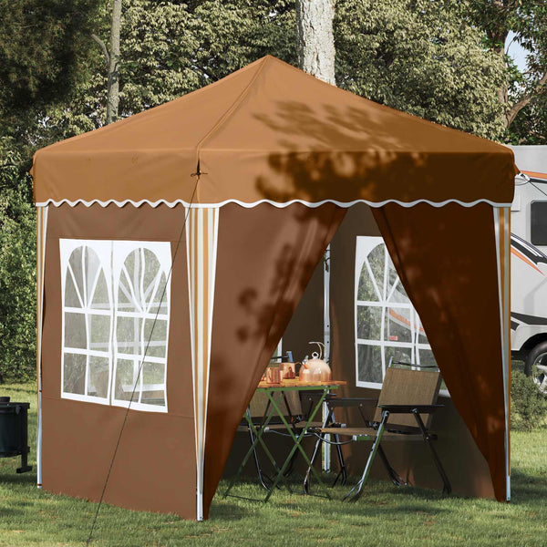 Pop-up Juhlateltta 195 x 195 x 245 cm Beige Oxford-kangas
