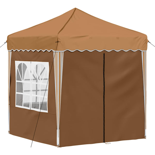 Pop-up Juhlateltta 195 x 195 x 245 cm Beige Oxford-kangas