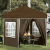 Pop-up Juhlateltta 195 x 195 x 245 cm Taupe Oxford-kangas