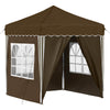 Pop-up Juhlateltta 195 x 195 x 245 cm Taupe Oxford-kangas
