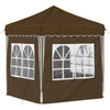 Pop-up Juhlateltta 195 x 195 x 245 cm Taupe Oxford-kangas