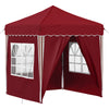 Pop-up Juhlateltta 195 x 195 x 245 cm Burgundi Oxford-kangas