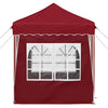 Pop-up Juhlateltta 195 x 195 x 245 cm Burgundi Oxford-kangas
