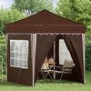 Pop-up Juhlateltta 195 x 195 x 245 cm Ruskea Oxford-kangas