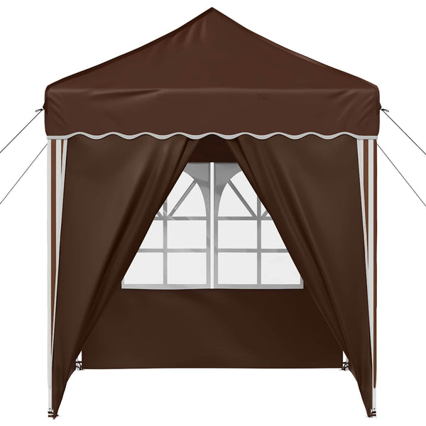Pop-up Juhlateltta 195 x 195 x 245 cm Ruskea Oxford-kangas