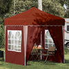 Pop-up Juhlateltta 195 x 195 x 245 cm Terrakotta Oxford-kangas