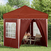 Pop-up Juhlateltta 195 x 195 x 245 cm Terrakotta Oxford-kangas