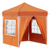Pop-up Juhlateltta 195 x 195 x 245 cm Oranssi Oxford-kangas