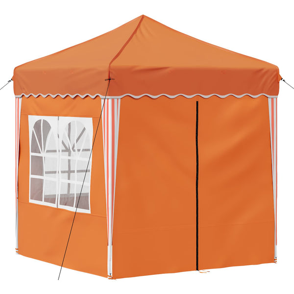 Pop-up Juhlateltta 195 x 195 x 245 cm Oranssi Oxford-kangas