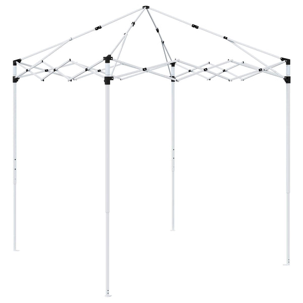 Pop-up Juhlateltta 195 x 195 x 245 cm Oranssi Oxford-kangas