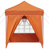 Pop-up Juhlateltta 195 x 195 x 245 cm Oranssi Oxford-kangas