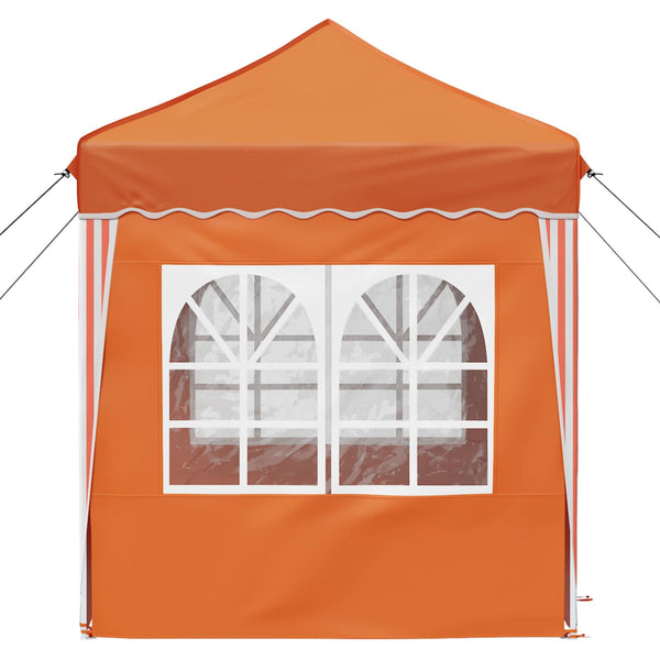 Pop-up Juhlateltta 195 x 195 x 245 cm Oranssi Oxford-kangas