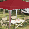 Pop-up Juhlateltta 288 x 288 x 245 cm Burgundi Oxford-kangas