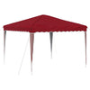 Pop-up Juhlateltta 288 x 288 x 245 cm Burgundi Oxford-kangas