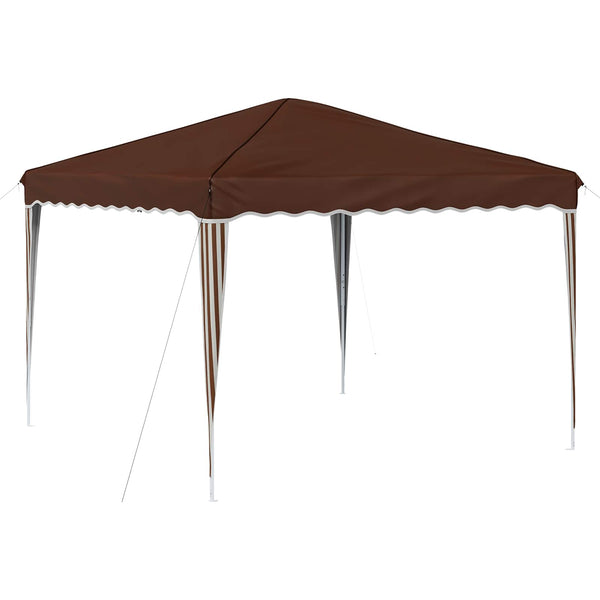 Pop-up Juhlateltta 288 x 288 x 245 cm Ruskea Oxford-kangas