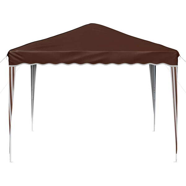 Pop-up Juhlateltta 288 x 288 x 245 cm Ruskea Oxford-kangas
