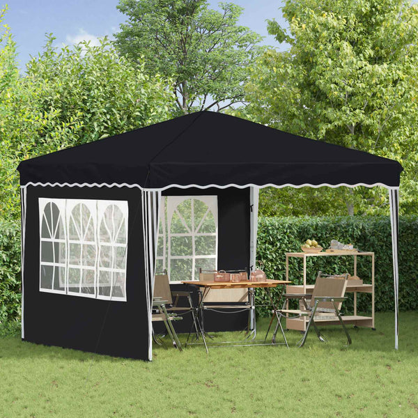 Pop-up Juhlateltta 288 x 288 x 245 cm Antrasiitti Oxford-kangas