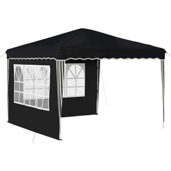 Pop-up Juhlateltta 288 x 288 x 245 cm Antrasiitti Oxford-kangas