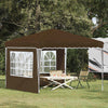 Pop-up Juhlateltta 288 x 288 x 245 cm Taupe Oxford-kangas