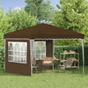 Pop-up Juhlateltta 288 x 288 x 245 cm Taupe Oxford-kangas