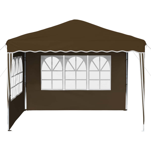 Pop-up Juhlateltta 288 x 288 x 245 cm Taupe Oxford-kangas