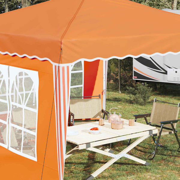 Pop-up Juhlateltta 288 x 288 x 245 cm Oranssi Oxford-kangas