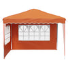 Pop-up Juhlateltta 288 x 288 x 245 cm Oranssi Oxford-kangas
