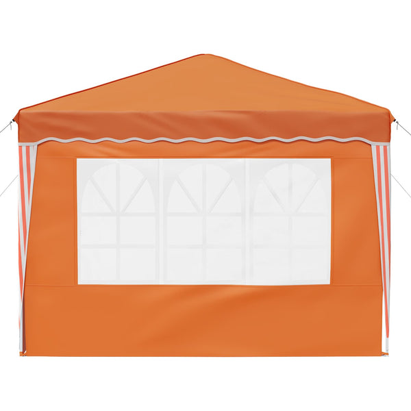 Pop-up Juhlateltta 288 x 288 x 245 cm Oranssi Oxford-kangas