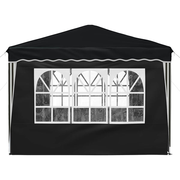 Pop-up Juhlateltta 288 x 288 x 245 cm Antrasiitti Oxford-kangas
