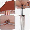 Pop-up Juhlateltta 575 x 290 x 245 cm Terrakotta