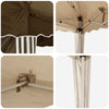 Pop-up Juhlateltta 574 x 289 x 245 cm Taupe