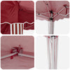 Pop-up Juhlateltta 574 x 289 x 245 cm Burgundi