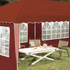 Pop-up Juhlateltta 574 x 289 x 245 cm Terrakotta