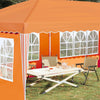Pop-up Juhlateltta 574 x 289 x 245 cm Oranssi