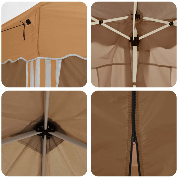 Pop-up Juhlateltta 575 x 288 x 245 cm Beige