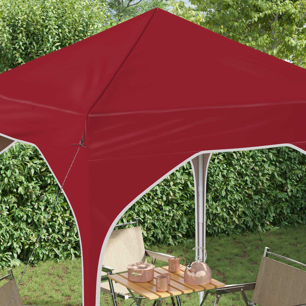 Pop-up Juhlateltta 194 x 194 x 245 cm Burgundi