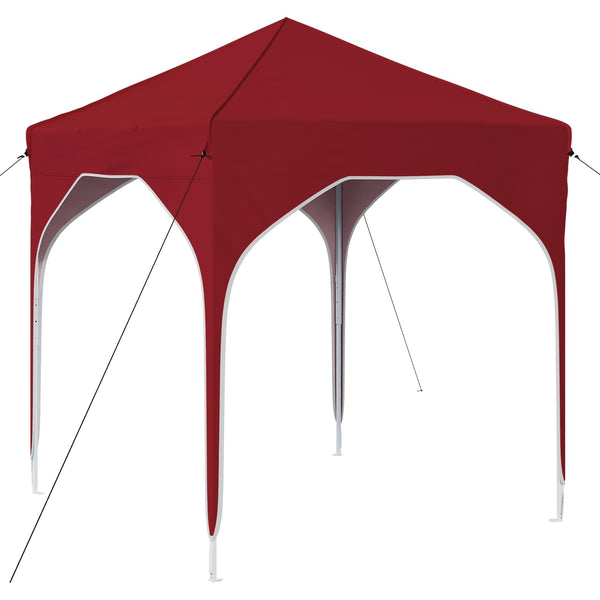 Pop-up Juhlateltta 194 x 194 x 245 cm Burgundi