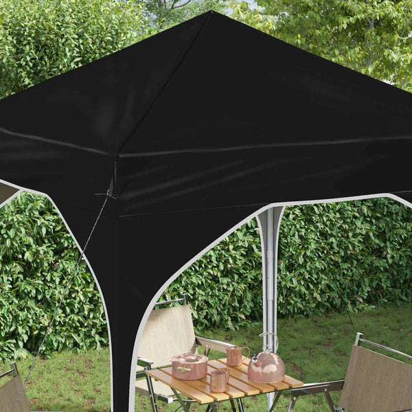 Pop-up Juhlateltta 194 x 194 x 245 cm Musta