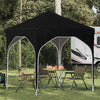 Pop-up Juhlateltta 194 x 194 x 245 cm Musta
