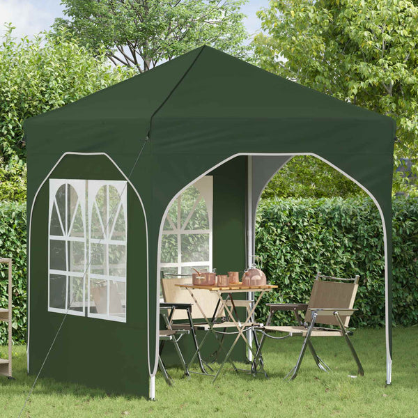 Pop-up Juhlateltta 192 x 192 x 245 cm Vihreä