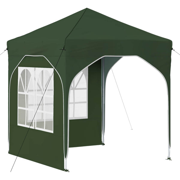 Pop-up Juhlateltta 192 x 192 x 245 cm Vihreä