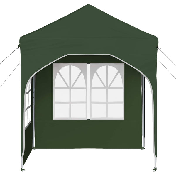 Pop-up Juhlateltta 192 x 192 x 245 cm Vihreä